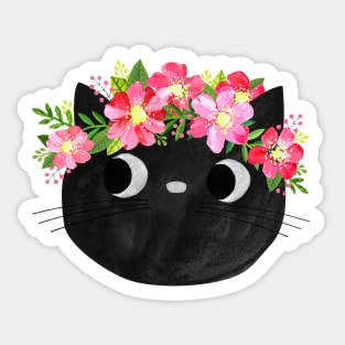 Flower crown Sticker